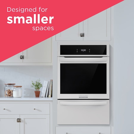 Frigidaire Frigidaire Gallery 24in White Single Gas Wall Oven with Air Fry and True Convection GCWG2438AW